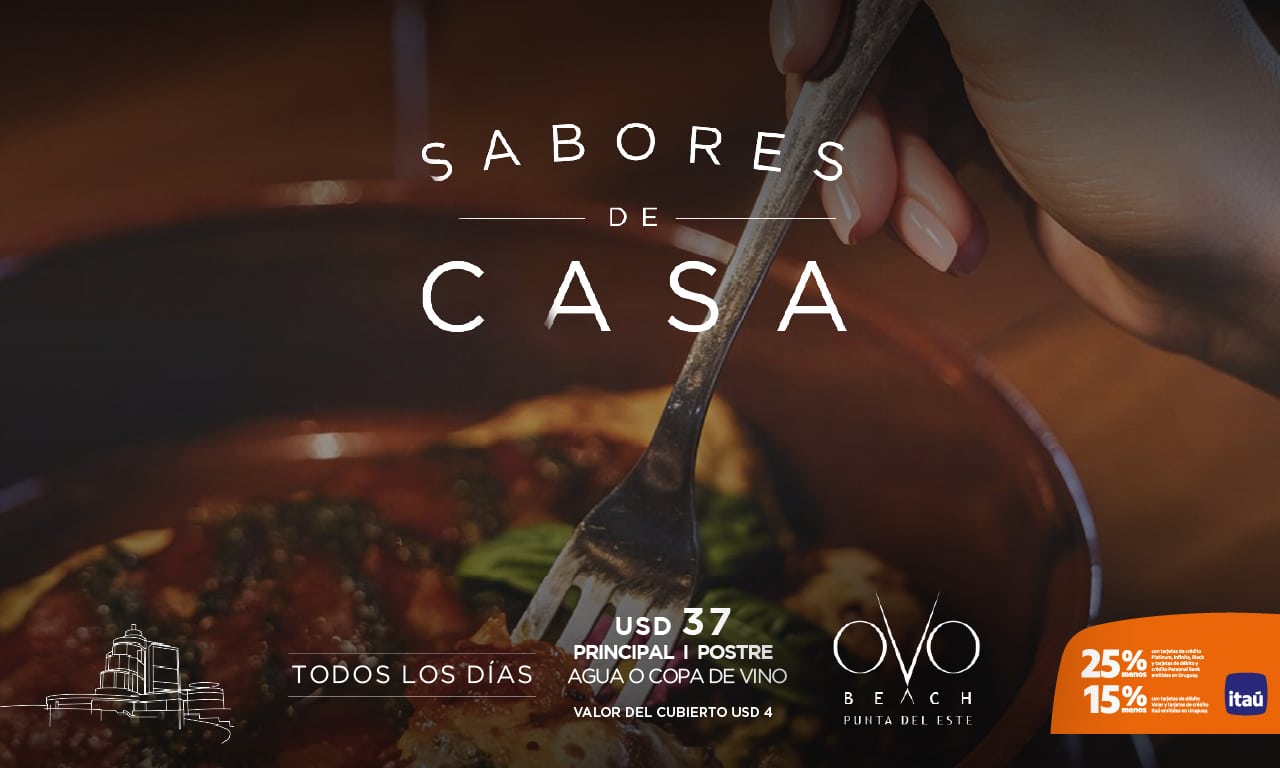 Sabores de casa – Ovo beach