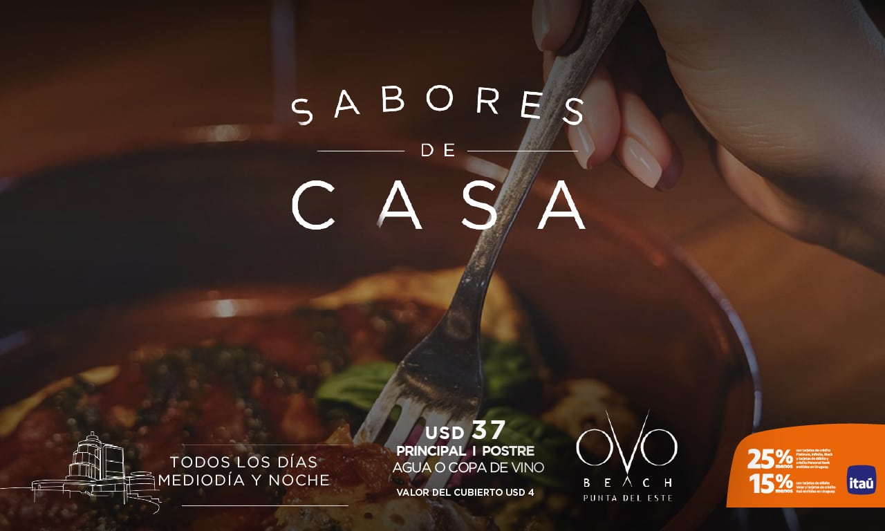 Sabores de casa – Ovo beach