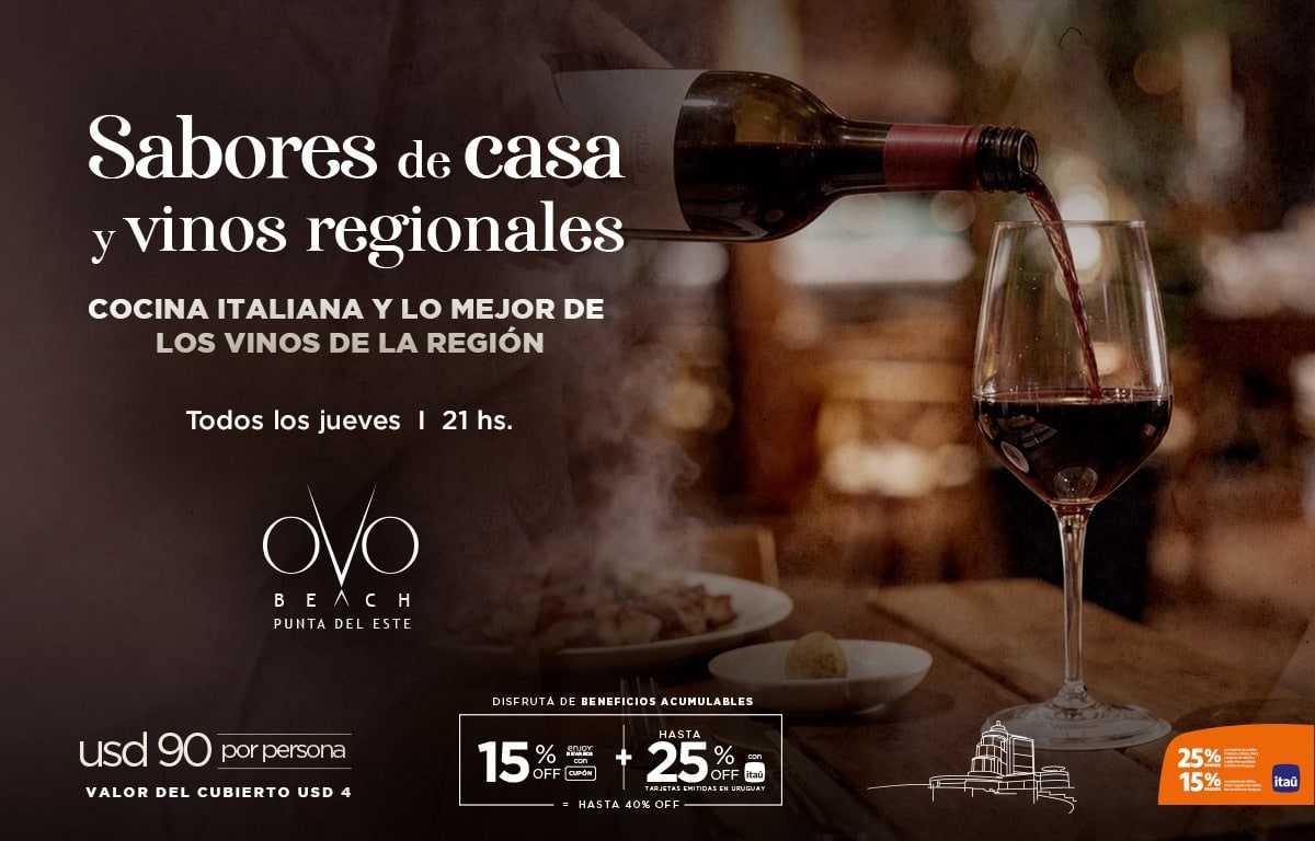 Sabores de casa y vinos regionales